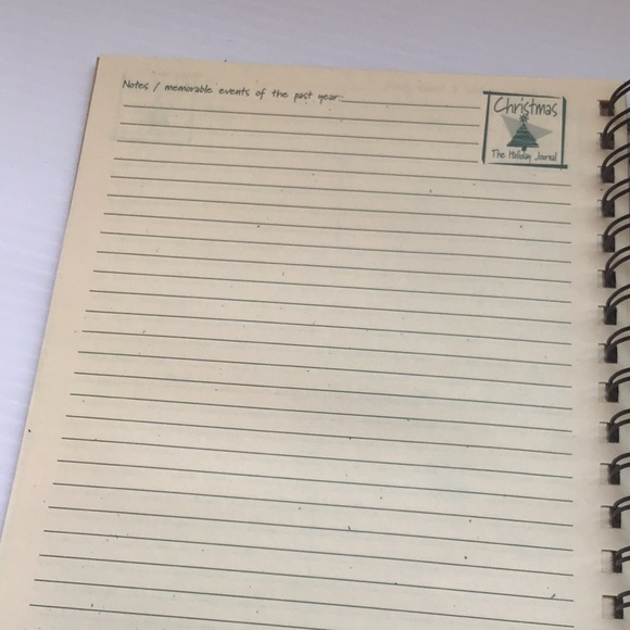 Vintage 1998 Christmas Journal 25 years of memories Simplebasic blank DIY rustic - Picture 12 of 15